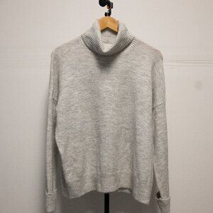 Gray Turtleneck Sweater | Soft Knit Winter Staple